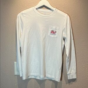 Vineyard Vines Kid’s Boy’s Girl’s Rudolf Christmas Long Sleeve T Shirt Medium